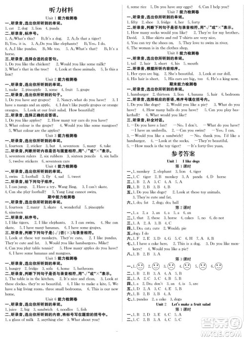 合肥工业大学出版社2022快乐学习随堂练英语四年级上册译林版答案 合肥工业大学出版社2022快乐学习随堂练英语四年级上册译林版答案