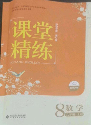 北京师范大学出版社2022秋课堂精练数学八年级上册北师大版山西专版答案