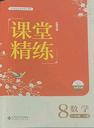 北京师范大学出版社2022秋课堂精练数学八年级上册北师大版云南专版答案