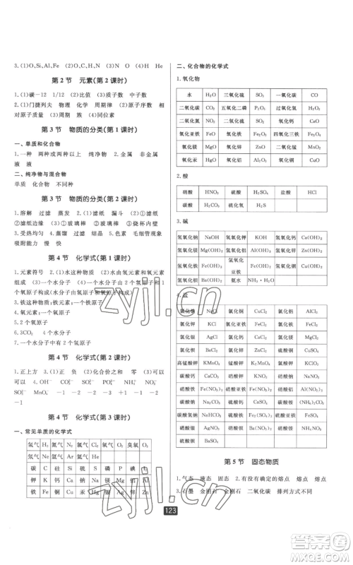 延边人民出版社2022励耘书业励耘新同步八年级上册科学华师大版A本参考答案 延边人民出版社2022励耘书业励耘新同步八年级上册科学华师大版A本参考答案