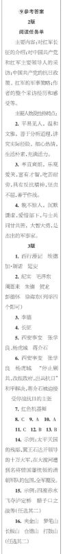 时代学习报语文周刊八年级2022-2023学年度9-12期参考答案 时代学习报语文周刊八年级2022-2023学年度9-12期参考答案