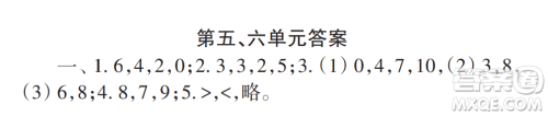 2022秋小学生数学报配套试卷一年级上册第五六单元测试卷参考答案 2022秋小学生数学报配套试卷一年级上册第五六单元测试卷参考答案