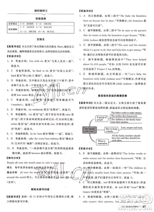 阳光出版社2022秋练就优等生英语七年级上册RJ人教版答案