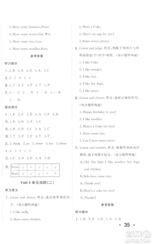新疆青少年出版社2022优学1+1评价与测试三年级上册英语人教精通版参考答案 新疆青少年出版社2022优学1+1评价与测试三年级上册英语人教精通版参考答案