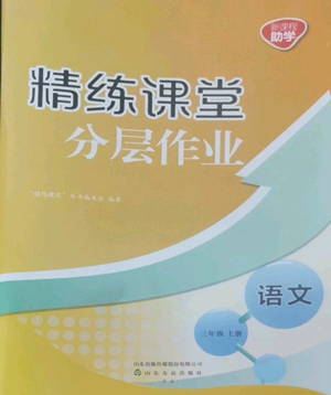 山东友谊出版社2022精练课堂分层作业三年级上册语文人教版参考答案