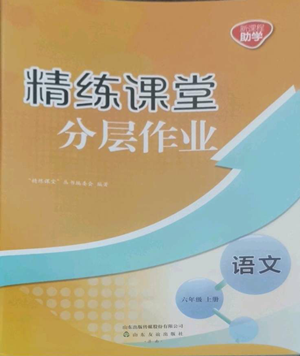 山东友谊出版社2022精练课堂分层作业六年级上册语文人教版参考答案
