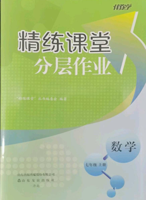 山东友谊出版社2022伴你学精练课堂分层作业七年级上册数学人教版参考答案 山东友谊出版社2022伴你学精练课堂分层作业七年级上册数学人教版参考答案