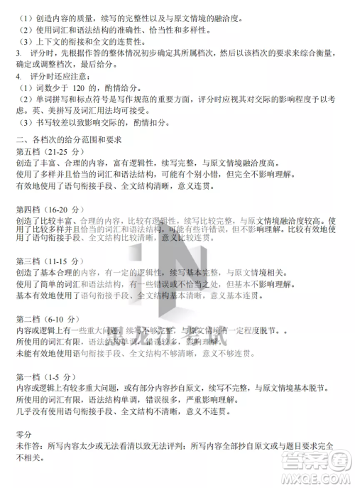 鹤岗一中2022-2023高二上学期英语11月期中考试试题答案