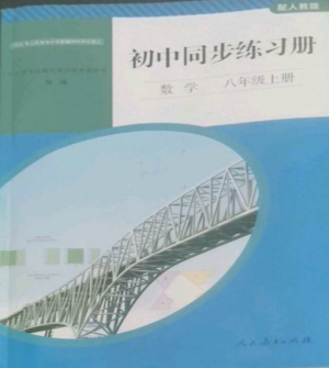 人民教育出版社2022同步练习册八年级数学上册人教版山东专版参考答案