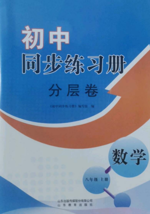 山东教育出版社2022初中同步练习册分层卷八年级数学上册青岛版参考答案