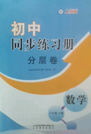 山东教育出版社2022初中同步练习册分层卷八年级数学上册人教版参考答案