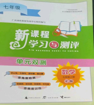 广西师范大学出版社2022新课程学习与测评单元双测七年级数学上册沪科版C版参考答案