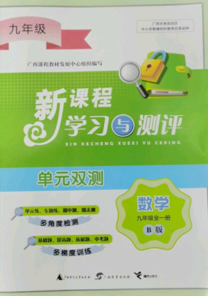 广西师范大学出版社2022新课程学习与测评单元双测九年级数学全册湘教版B版参考答案