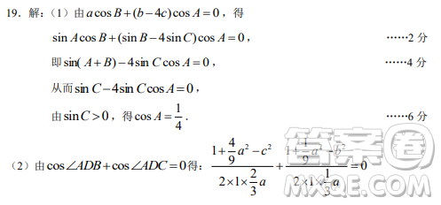 2023届上海金山区高三一模数学试卷答案 2023届上海金山区高三一模数学试卷答案