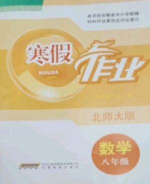 安徽教育出版社2023寒假作业八年级数学北师大版参考答案 安徽教育出版社2023寒假作业八年级数学北师大版参考答案