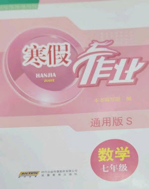 安徽教育出版社2023寒假作业七年级数学沪科版参考答案
