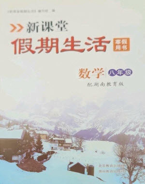 北京教育出版社2023新课堂假期生活寒假用书八年级数学湘教版参考答案