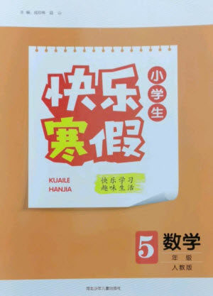 河北少年儿童出版社2023赢在起跑线快乐寒假五年级数学人教版参考答案