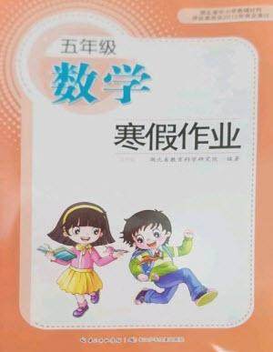 长江少年儿童出版社2023寒假作业五年级数学人教版参考答案 长江少年儿童出版社2023寒假作业五年级数学人教版参考答案