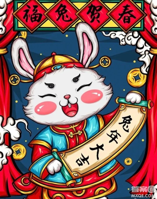 2023兔年手绘年画图片汇总 关于2023兔年手绘年画图片简介好看 2023兔年手绘年画图片汇总 关于2023兔年手绘年画图片简介好看
