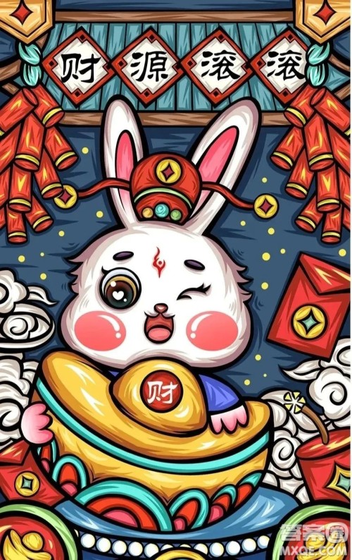 2023兔年手绘年画图片汇总 关于2023兔年手绘年画图片简介好看 2023兔年手绘年画图片汇总 关于2023兔年手绘年画图片简介好看