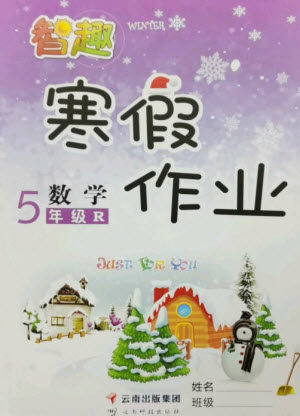 云南科技出版社2023智趣寒假作业五年级数学人教版参考答案