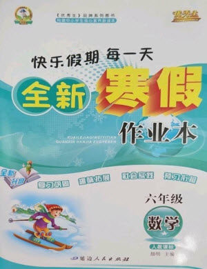 延边人民出版社2023优秀生快乐假期每一天全新寒假作业本六年级数学人教版参考答案