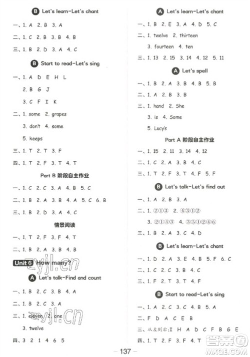 开明出版社2023全品学练考三年级下册英语人教PEP版参考答案 开明出版社2023全品学练考三年级下册英语人教PEP版参考答案