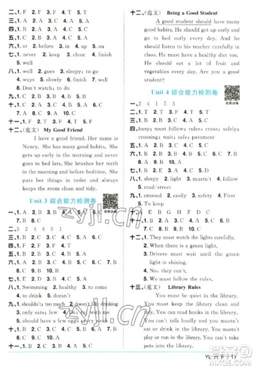 江西教育出版社2023阳光同学课时优化作业六年级英语下册译林版参考答案 江西教育出版社2023阳光同学课时优化作业六年级英语下册译林版参考答案