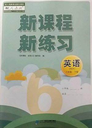 二十一世纪出版社2023新课程新练习六年级英语下册人教PEP版参考答案