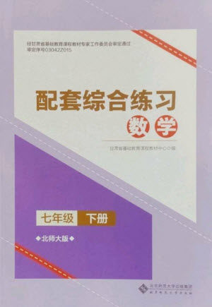 北京师范大学出版社2023数学配套综合练习七年级下册北师大版参考答案