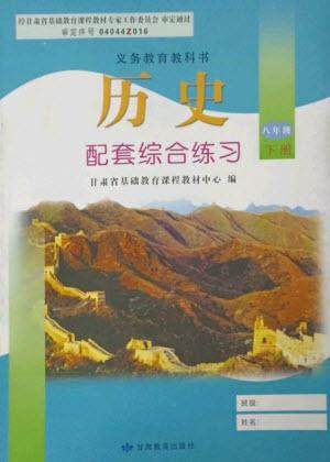 甘肃教育出版社2023历史配套综合练习八年级下册人教版参考答案