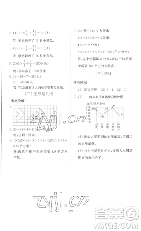 陕西师范大学出版总社有限公司2023全易通小学数学五年级下册冀教版答案