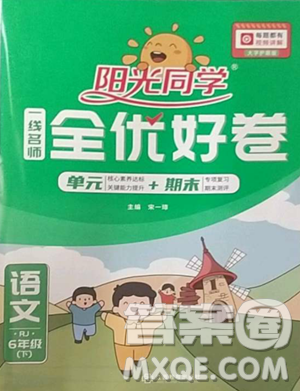 江西教育出版社2023阳光同学一线名师全优好卷六年级语文下册人教版参考答案
