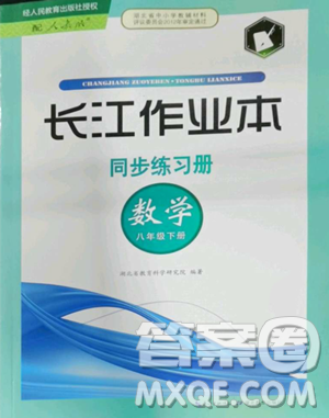 湖北教育出版社2023长江作业本同步练习册八年级数学下册人教版参考答案 湖北教育出版社2023长江作业本同步练习册八年级数学下册人教版参考答案