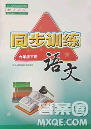 河北人民出版社2023同步训练六年级语文下册人教版参考答案 河北人民出版社2023同步训练六年级语文下册人教版参考答案
