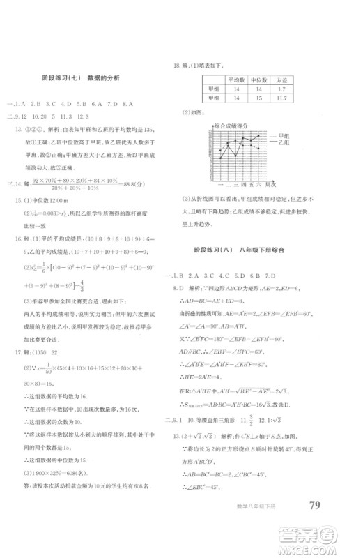 新疆青少年出版社2023优学1+1评价与测试八年级下册数学人教版答案 新疆青少年出版社2023优学1+1评价与测试八年级下册数学人教版答案