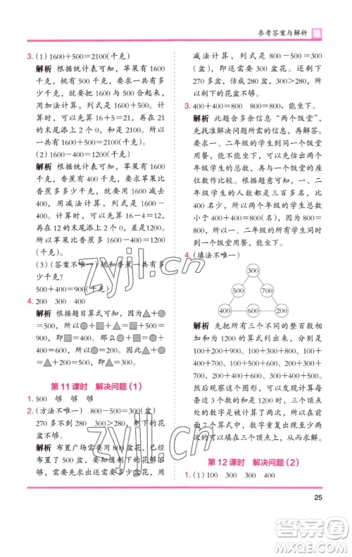 湖南师范大学出版社2023木头马分层课课练二年级数学下册人教版 湖南师范大学出版社2023木头马分层课课练二年级数学下册人教版