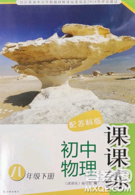 译林出版社2023课课练初中物理八年级苏科版下册答案