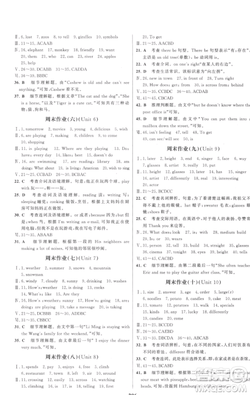 延边大学出版社2023世纪金榜百练百胜七年级下册英语人教版参考答案