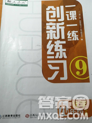 江西人民出版社2023一课一练创新练习九年级下册化学人教版参考答案