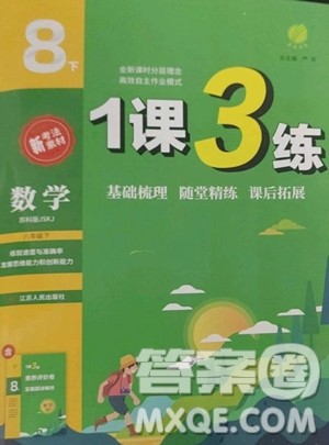 江苏人民出版社2023春季1课3练单元达标测试八年级下册数学苏科版参考答案 江苏人民出版社2023春季1课3练单元达标测试八年级下册数学苏科版参考答案
