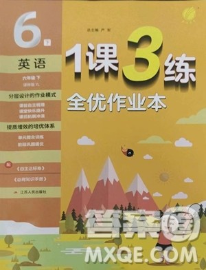 江苏人民出版社2023春季1课3练单元达标测试六年级下册英语译林版参考答案
