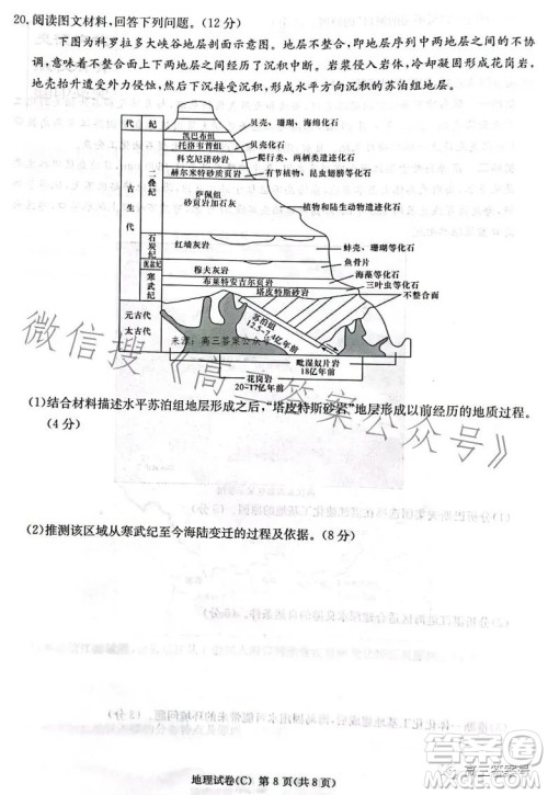 2023届湖南新高考教学教研联盟高三第一次联考地理试卷答案