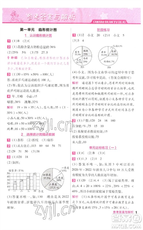南京师范大学出版社2023一遍过六年级数学下册苏教版参考答案 南京师范大学出版社2023一遍过六年级数学下册苏教版参考答案