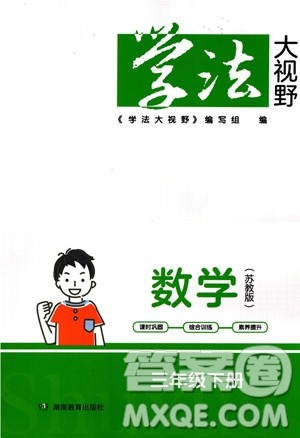 湖南教育出版社2023学法大视野三年级下册数学苏教版参考答案