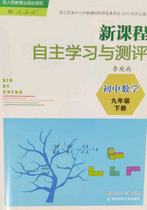 南京师范大学出版社2023新课程自主学习与测评九年级数学下册人教版参考答案