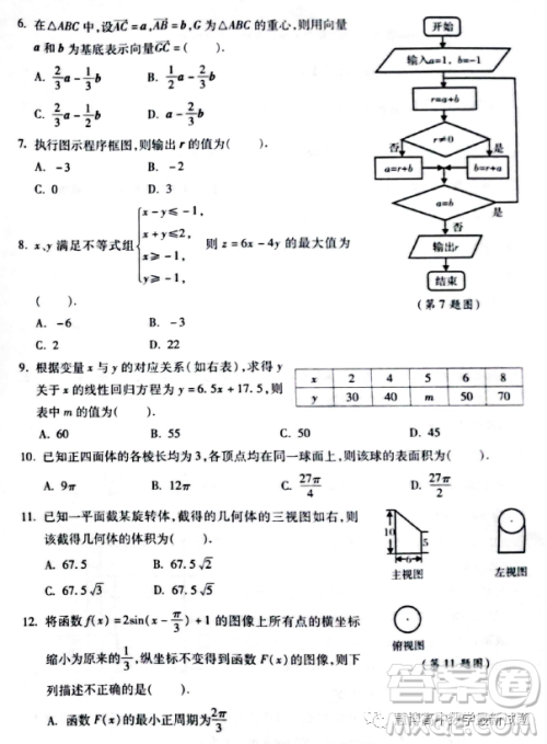 西安地区八校联考2023届高三数学文科试卷答案 西安地区八校联考2023届高三数学文科试卷答案