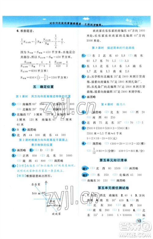 东南大学出版社2023小题狂做培优作业本六年级数学下册苏教版参考答案 东南大学出版社2023小题狂做培优作业本六年级数学下册苏教版参考答案