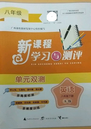 广西师范大学出版社2023新课程学习与测评单元双测八年级英语下册人教版A版参考答案